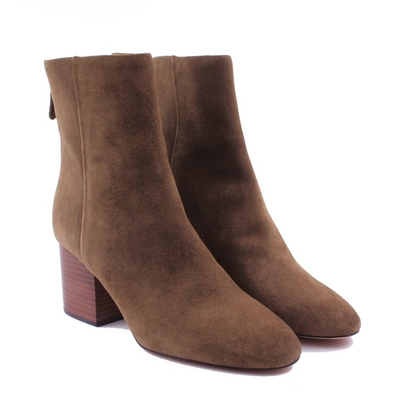 New JCREW Sadie Boots in Suede Dark Pecan - Picture 4 of 5